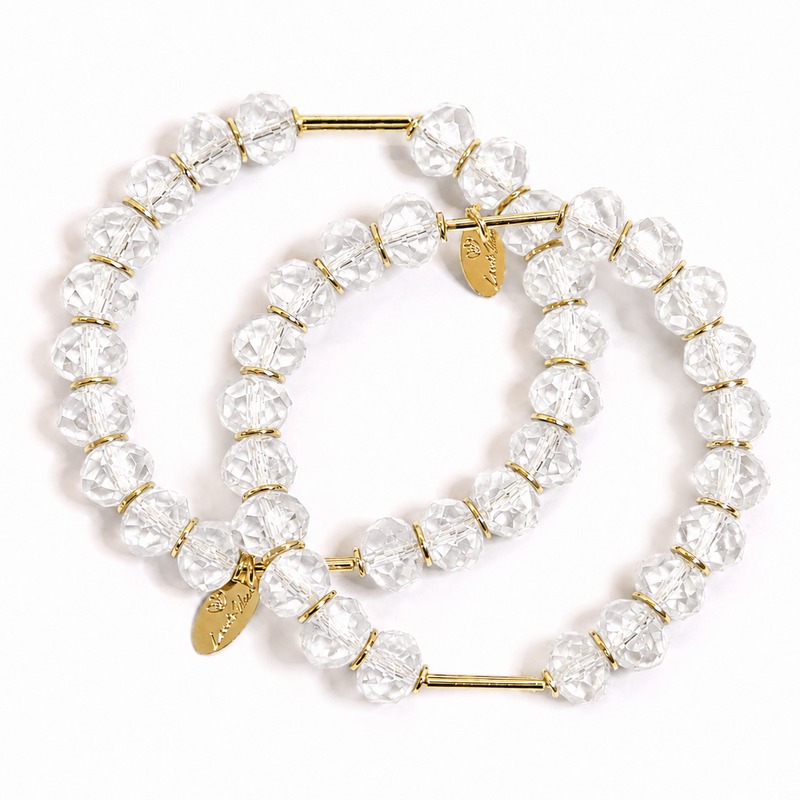 Pulseiras Marise Cristais Elo Kit c/ 2