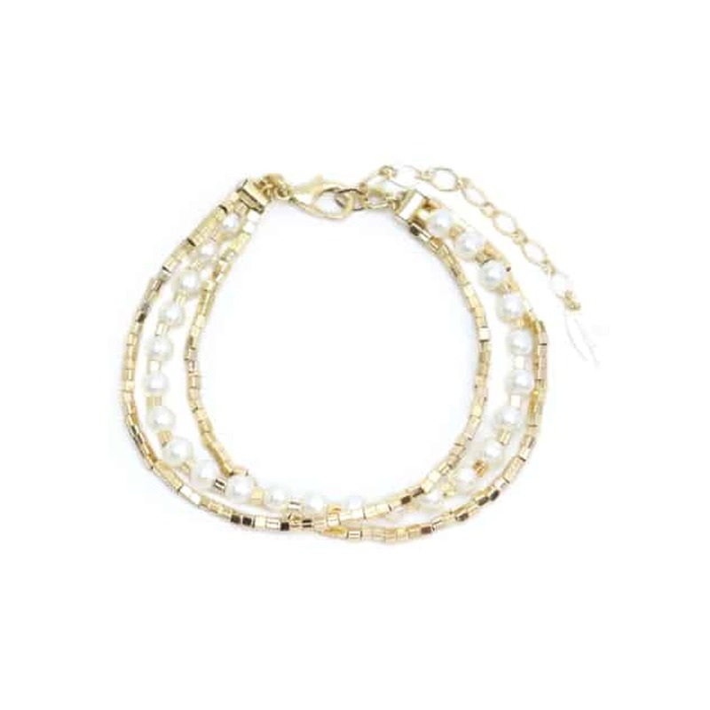 Pulseira Livia Trio Pérolas