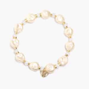 Pulseira Catarina Pérolas e Cristais