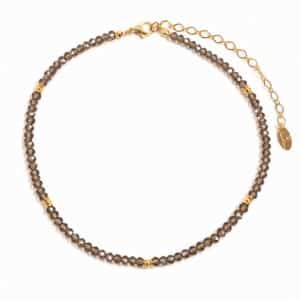 Choker Cristais e Esferas